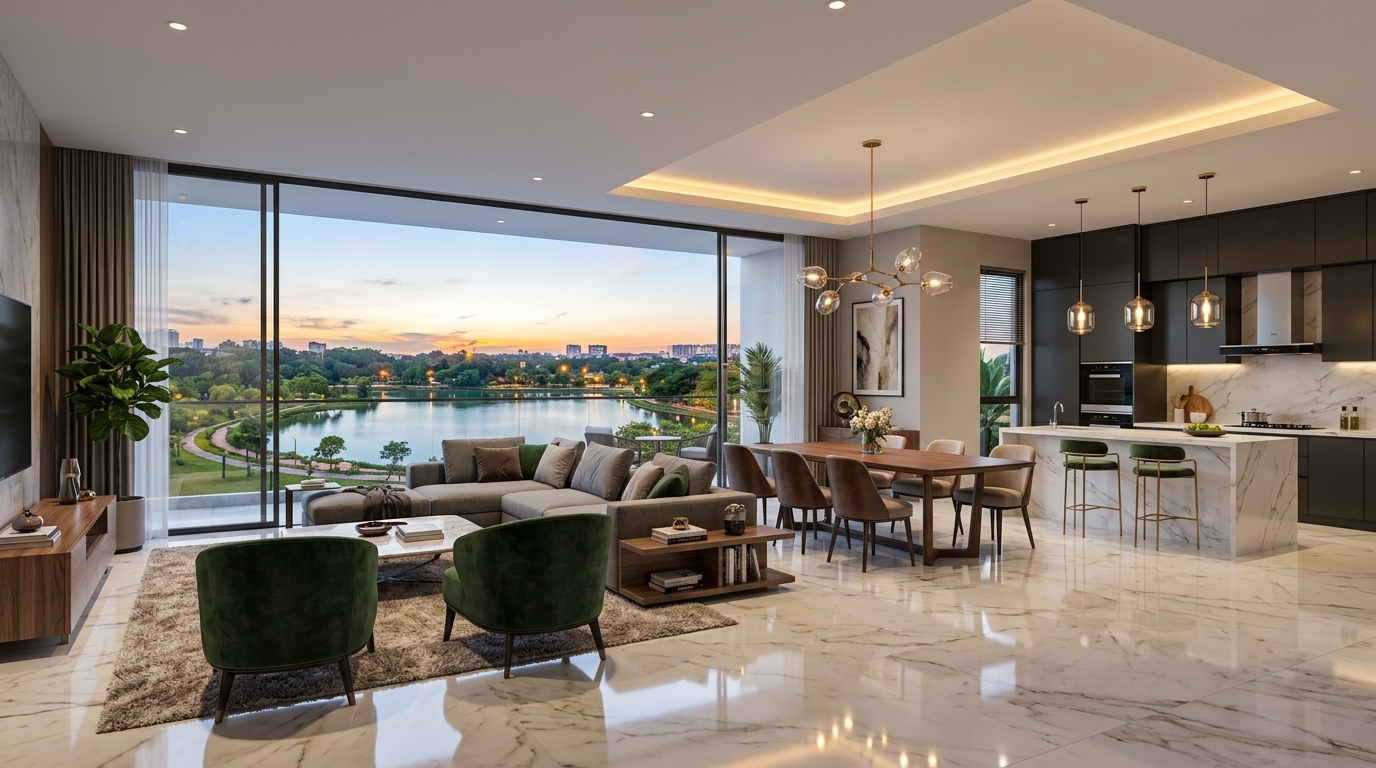 2 BHK Luxury Layout Plan